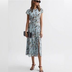 Reiss Blue Floral Dress
